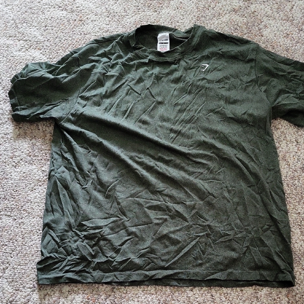 Gymshark Olive Short Sleeve Tee